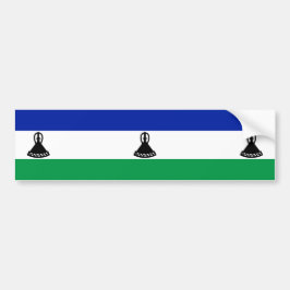 Flagge von Lesotho Autoaufkleber