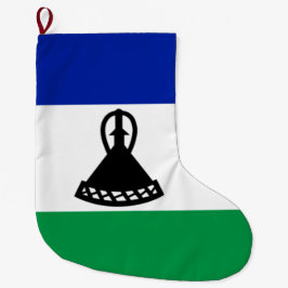 Flagge von Lesotho Großer Weihnachtsstrumpf