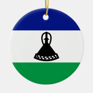Flagge von Lesotho Keramik Ornament