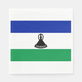 Flagge von Lesotho Serviette