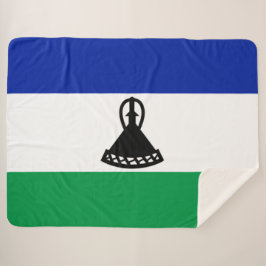 Flagge von Lesotho Sherpadecke
