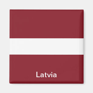 Flagge von Lettland Magnet