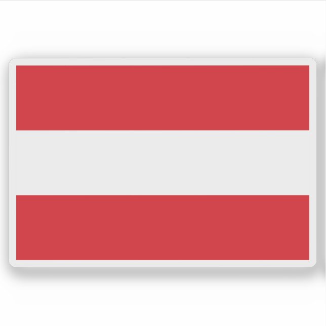 Flagge von Leuven, Belgien Aufkleber (Vorderseite)
