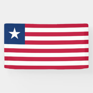 Flagge von Liberia Banner