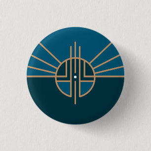 Flagge von Lincoln, Nebraska Button
