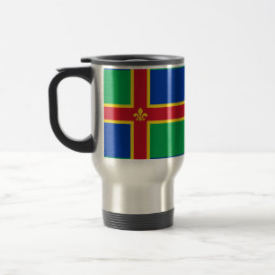 Flagge von Lincolnshire Reisebecher