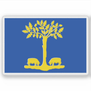Flagge von Lommel, Belgien Aufkleber