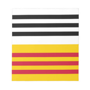 Flagge von Loon op Zand Notizblock