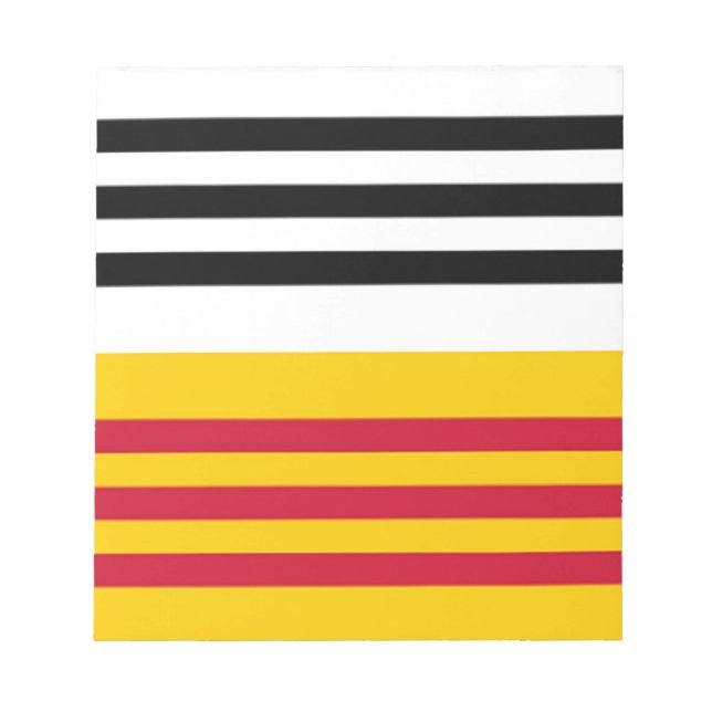 Flagge von Loon op Zand Notizblock (Vorderseite)