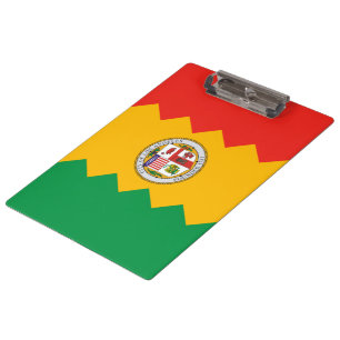 Flagge von Los Angeles (Kalifornien, USA) Klemmbrett
