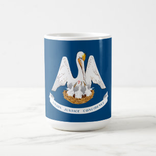 Flagge von Louisiana Kaffeetasse