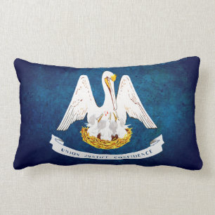 Flagge von Louisiana Lendenkissen