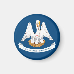 Flagge von Louisiana Magnet