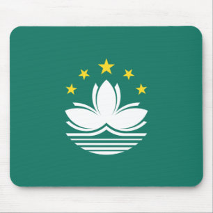 Flagge von Macau Mousepad