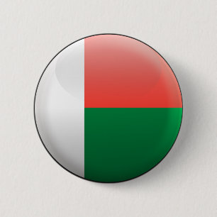 Flagge von Madagaskar Button