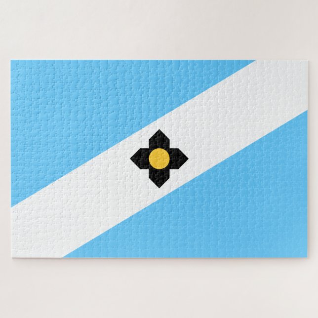 Flagge von Madison (Wisconsin) (Horizontal)