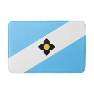 Flagge von Madison, Wisconsin Badematte