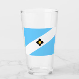 Flagge von Madison (Wisconsin) Glas