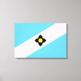 Flagge von Madison (Wisconsin) Leinwanddruck