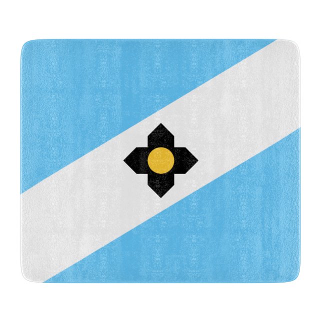 Flagge von Madison (Wisconsin) Schneidebrett (Vorderseite)
