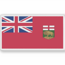Flagge von Manitoba Aufkleber