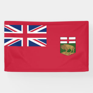Flagge von Manitoba Banner