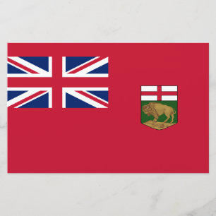 Flagge von Manitoba Briefpapier