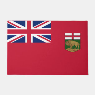 Flagge von Manitoba Fußmatte