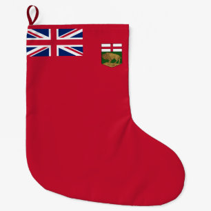Flagge von Manitoba Großer Weihnachtsstrumpf