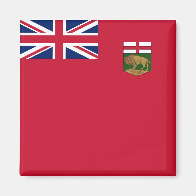 Flagge von Manitoba Magnet (Vorne)