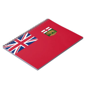 Flagge von Manitoba Notizblock
