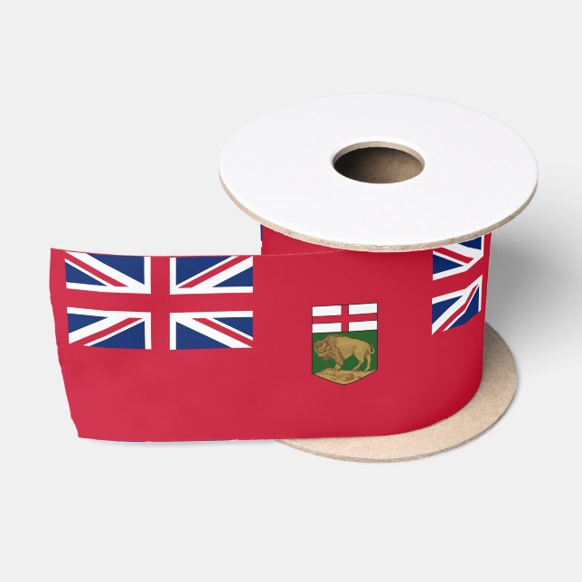 Flagge von Manitoba Satinband (Spule)