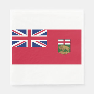 Flagge von Manitoba Serviette