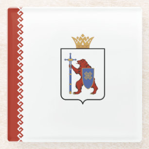 Flagge von Mari El Glasuntersetzer