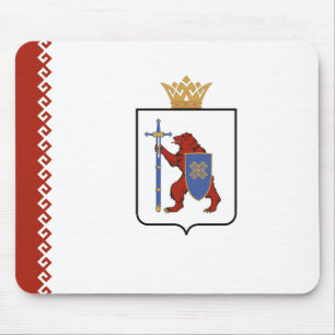 Flagge von Mari El Mousepad