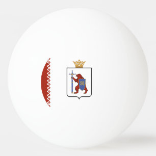 Flagge von Mari El Tischtennisball