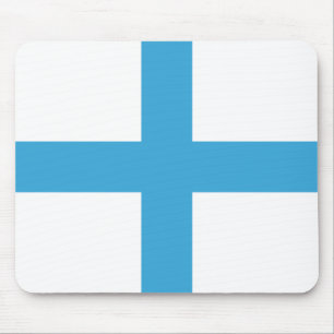 Flagge von Marseille (Frankreich) Mousepad