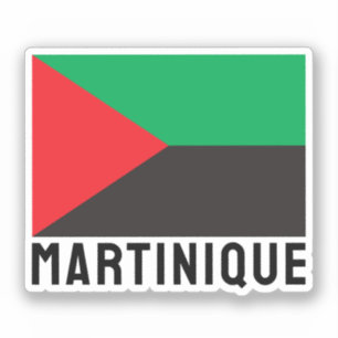 Flagge von Martinique (2023) Aufkleber