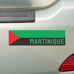 Flagge von Martinique (2023) Autoaufkleber