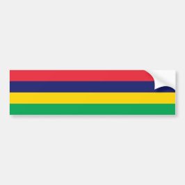 Flagge von Mauritius Autoaufkleber