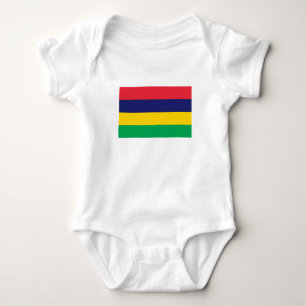 Flagge von Mauritius Baby Strampler