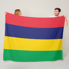Flagge von Mauritius Fleecedecke