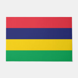Flagge von Mauritius Fußmatte