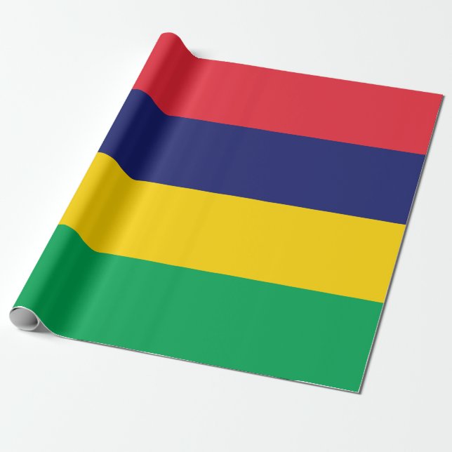 Flagge von Mauritius Geschenkpapier (Ungerollt)