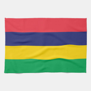 Flagge von Mauritius Geschirrtuch