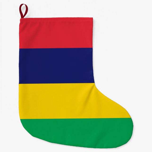 Flagge von Mauritius Großer Weihnachtsstrumpf (Vorderseite)