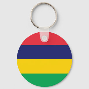 Flagge von Mauritius Schlüsselanhänger