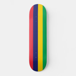 Flagge von Mauritius Skateboard