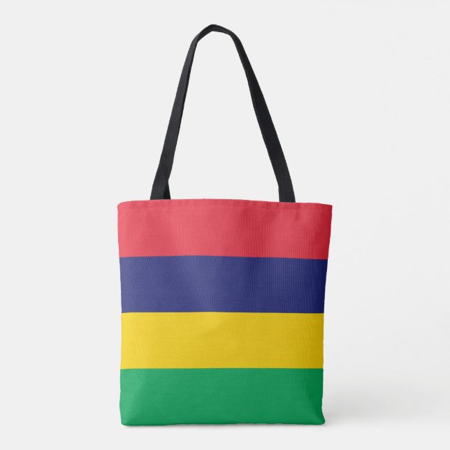 Flagge von Mauritius Tasche (Rückseite)