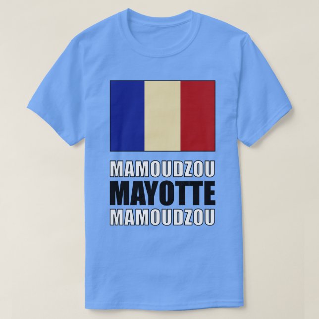 Flagge von Mayotte T-Shirt (Design vorne)